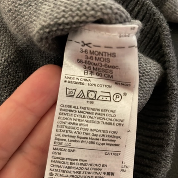 Baby sweater: cute monster - Picture 3 of 4